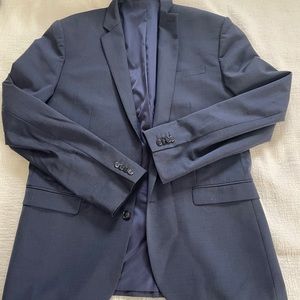 Express Mens Navy FULL Suit (Jacket & Pants)